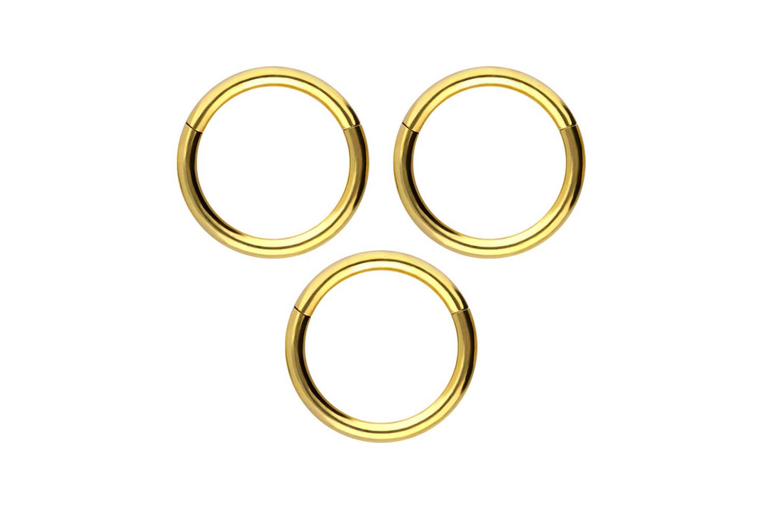 SET Chirurgenstahl Segmentring Clicker Piercing